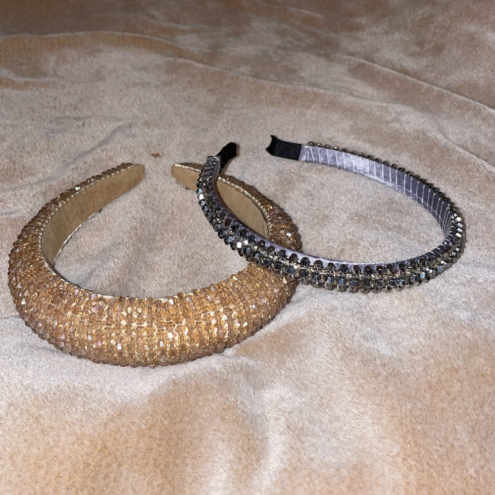 Glitter Bedazzled Gem Studded Headbands